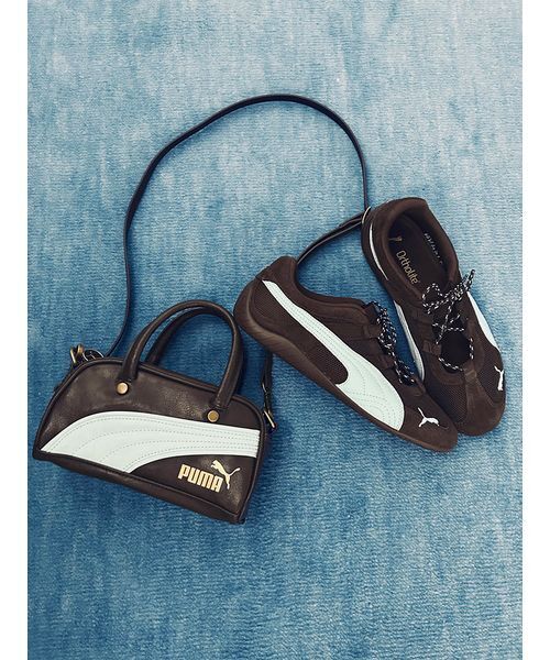 SNIDEL（スナイデル）の「【SNIDEL×PUMA】SQUARE MICRO GRIP BAG（ハンドバッグ・レディース・ライトブルー/ブラウン・F）」の9枚目の写真