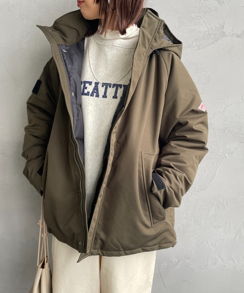 DANTON（ダントン）の「[DANTON/ダントン] アーミー フーデッド ダウンジャケット（ダウンジャケット/コート・レディース・ブラック/オリーブ・M/L）」の22枚目の写真