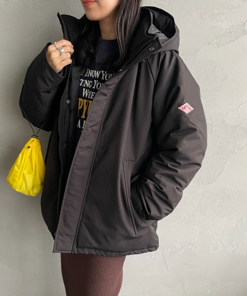 DANTON（ダントン）の「[DANTON/ダントン] アーミー フーデッド ダウンジャケット（ダウンジャケット/コート・レディース・ブラック/オリーブ・M/L）」の5枚目の写真