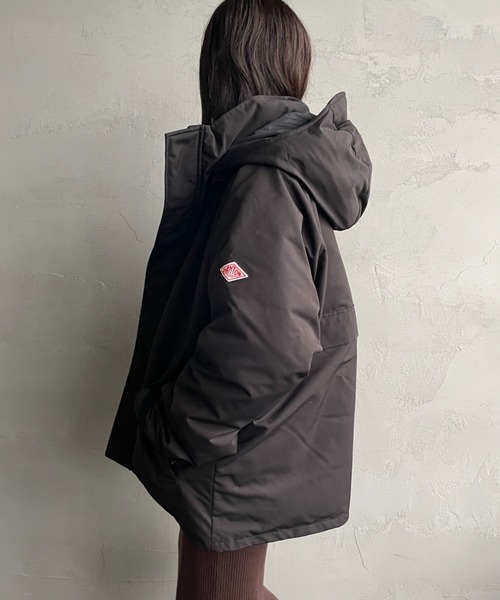 DANTON（ダントン）の「[DANTON/ダントン] アーミー フーデッド ダウンジャケット（ダウンジャケット/コート・レディース・ブラック/オリーブ・M/L）」の6枚目の写真