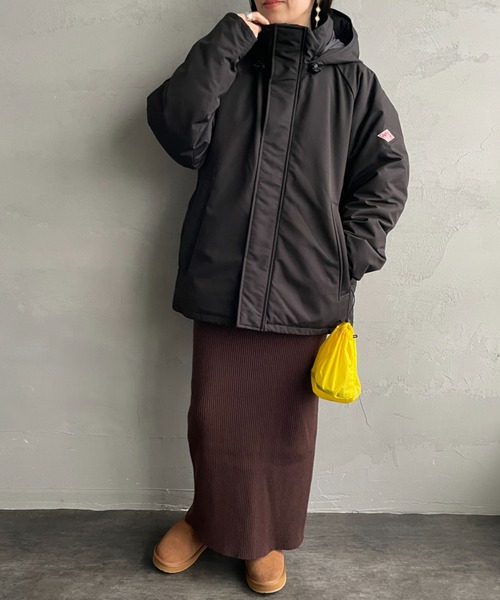 DANTON/ダントン] アーミー フーデッド ダウンジャケット（ダウン