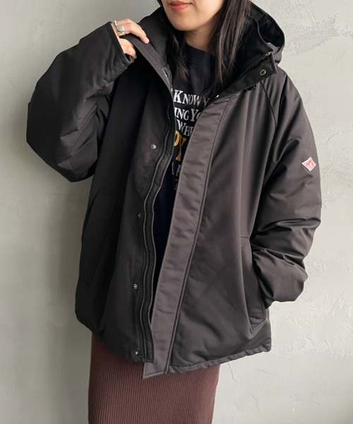 DANTON（ダントン）の「[DANTON/ダントン] アーミー フーデッド ダウンジャケット（ダウンジャケット/コート・レディース・ブラック/オリーブ・M/L）」の14枚目の写真