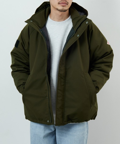DANTON/ダントン] アーミー フーデッド ダウンジャケット（ダウン