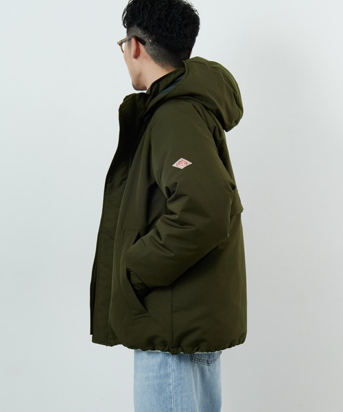 DANTON/ダントン] アーミー フーデッド ダウンジャケット（ダウン