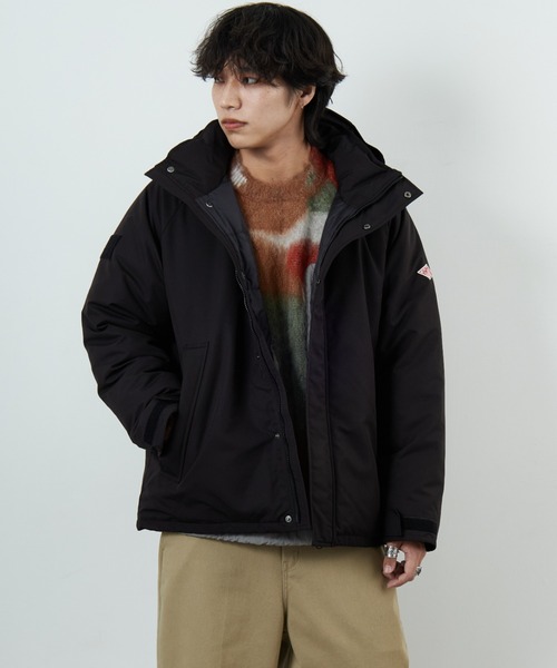 DANTON/ダントン] アーミー フーデッド ダウンジャケット（ダウン