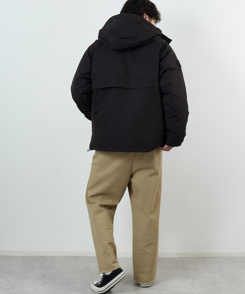 DANTON/ダントン] アーミー フーデッド ダウンジャケット（ダウン