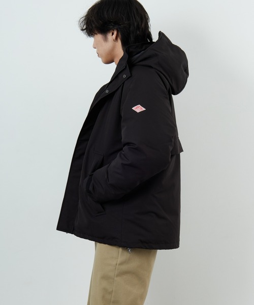 DANTON/ダントン] アーミー フーデッド ダウンジャケット（ダウン