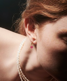 【les bon bon】serendip ruby pierce/セレンディップ ルビー ピアス BOB844