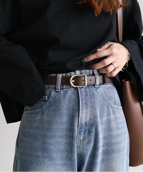 zena(ジェナ)の「デニムバレルレッグパンツ(デニムパンツ・レディース・ケミカルウォッシュ・M/L/S)」の4枚目の写真