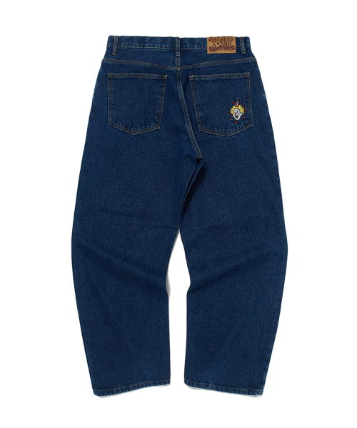 WKNDRS(ウィーキャンドース)の「PIERROT DENIM PANTS (DENIM)(デニムパンツ・レディース・その他・SMALL/MEDIUM/LARGE/X-LARGE)」の1枚目の写真