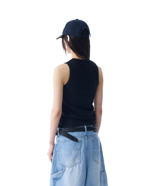 AAKAM（アーカム）の「AKM CROS2 Sleeveless (Black)（Tシャツ/カットソー・レディース・その他・1/2）」の4枚目の写真
