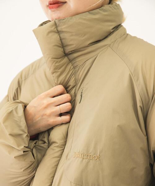 MARMOT(マーモット)の「『別注』Marmot×DOORS Down Jacket(ダウンジャケット/コート・レディース・パープル/ブラック/カーキ・ONE)」の14枚目の写真