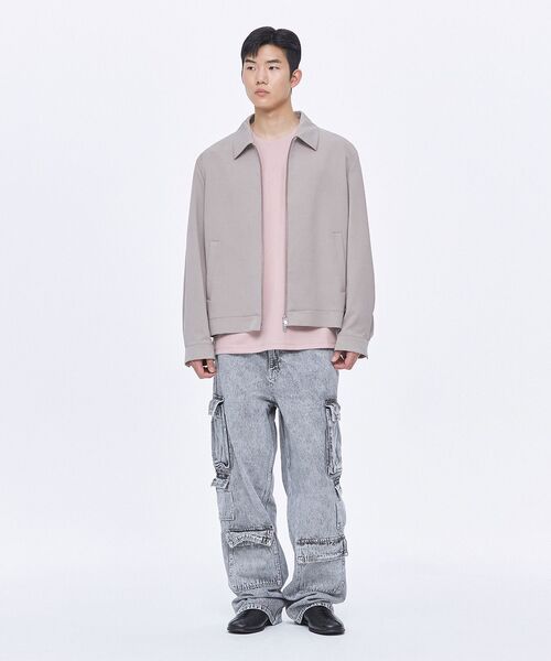 MUSINSA STANDARD（ムシンサスタンダード）の「ワイドマルチポケットカーゴデニムパンツ[アシッドグレー]（デニムパンツ・メンズ・その他・26/27/28/29/30/31/32/33/34）」の8枚目の写真