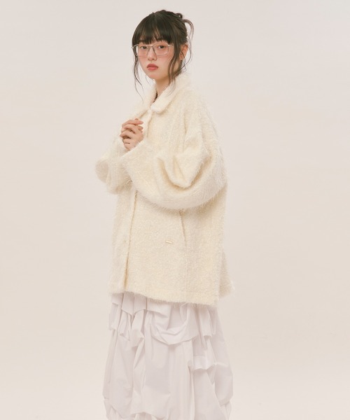 mix color knit jacket / ミックスカラーニットジャケット（その他