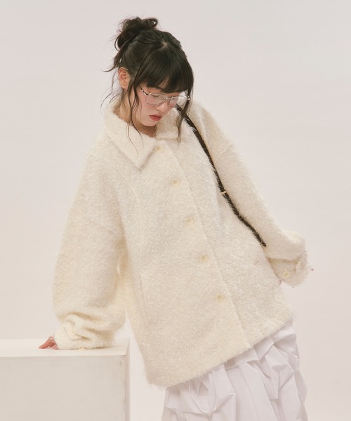 mix color knit jacket / ミックスカラーニットジャケット（その他