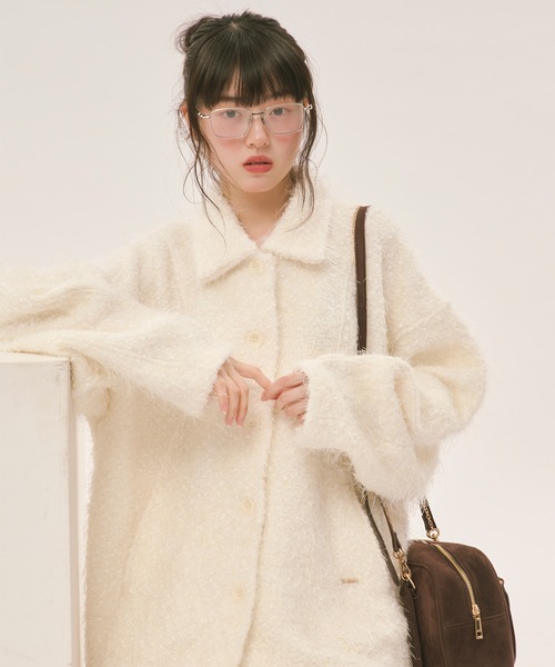 mix color knit jacket / ミックスカラーニットジャケット（その他