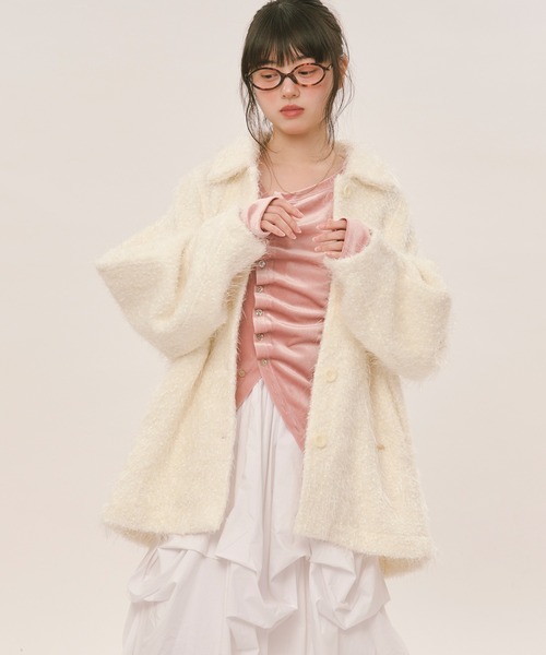 セール】mix color knit jacket / ミックスカラーニットジャケット