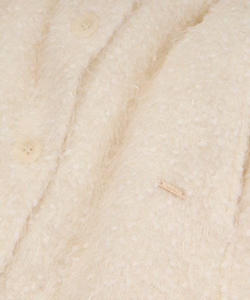 loin nuit(ロワンニュイ)の「mix color knit jacket / ミックスカラーニットジャケット(その他アウター・レディース・アイボリー/ブルーグレー・FREE)」の13枚目の写真