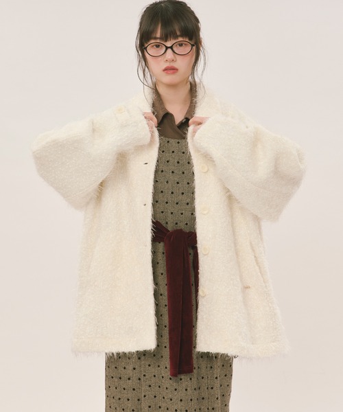 セール】mix color knit jacket / ミックスカラーニットジャケット