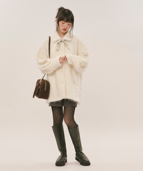 mix color knit jacket / ミックスカラーニットジャケット（その他