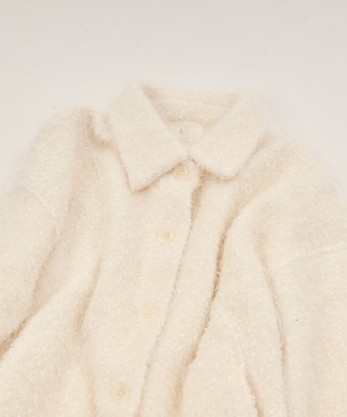 loin nuit(ロワンニュイ)の「mix color knit jacket / ミックスカラーニットジャケット(その他アウター・レディース・アイボリー/ブルーグレー・FREE)」の14枚目の写真