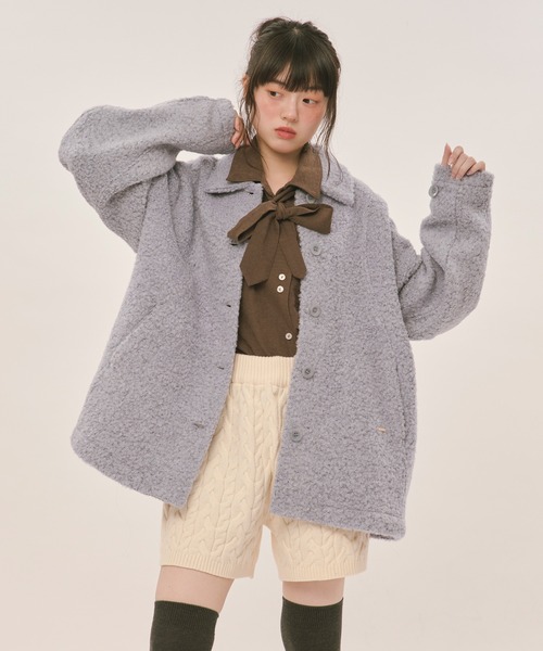 セール】mix color knit jacket / ミックスカラーニットジャケット