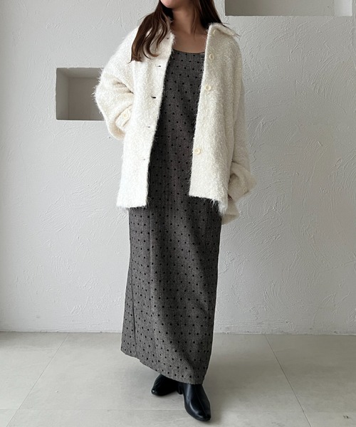 セール】mix color knit jacket / ミックスカラーニットジャケット