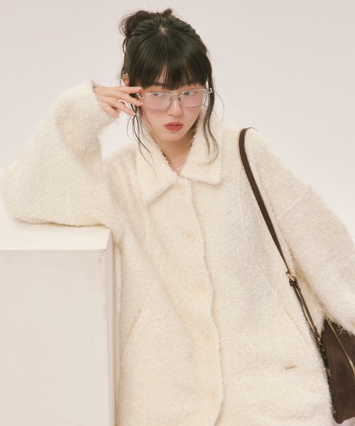 mix color knit jacket / ミックスカラーニットジャケット（その他