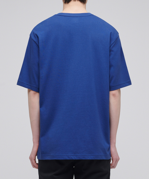 MUSINSA STANDARD（ムシンサスタンダード）の「[クールタンダード] リラックスフィットクルーネックTシャツ [ブルー]（Tシャツ/カットソー・メンズ・その他・XX-LARGE/XXX-LARGE/LARGE/MEDIUM/SMALL/X-LARGE）」の2枚目の写真