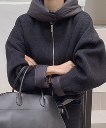 ONEP STAR（ワンピスター）の「フード付きショートジャケット（ブルゾン）」