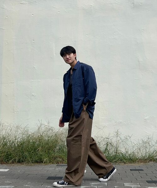 P.IN.O(ピインオ)の「9200ワンコットコットンパンツ - ブラウン(その他パンツ・メンズ・その他・MEDIUM/LARGE/X-LARGE/SMALL)」の13枚目の写真
