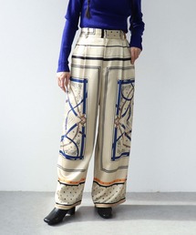 Three Four Time（スリーフォータイム）の「スカーフプリントパンツ（その他パンツ）」