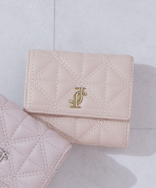 JILL by JILL STUART(ジルバイジルスチュアート)の「クロスJ キルト三つ折りウォレット(財布・レディース・ブラック/ピンク/ホワイト/ペールイエロー/ピンク系その他・FREE)」の5枚目の写真