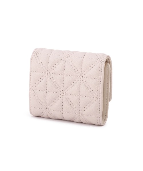 JILL by JILL STUART(ジルバイジルスチュアート)の「クロスJ キルト三つ折りウォレット(財布・レディース・ブラック/ピンク/ホワイト/ペールイエロー/ピンク系その他・FREE)」の12枚目の写真
