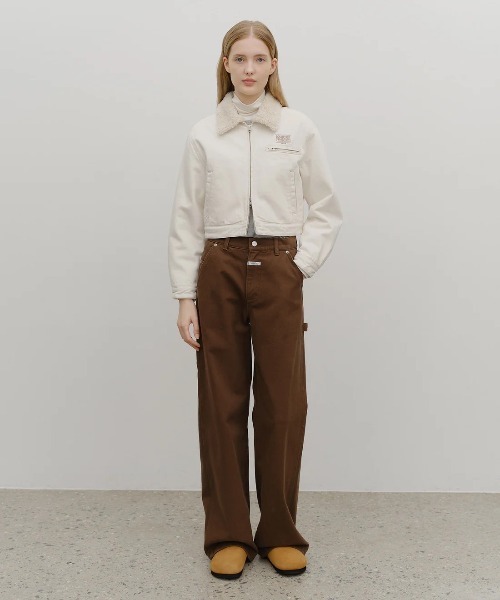 MARITHE + FRANCOIS GIRBAUD(マリテフランソワジルボー)の「W CROP SHEARLING DENIM JACKET(ダウンジャケット/コート・レディース・その他/ライトブルー・SMALL/MEDIUM)」の17枚目の写真