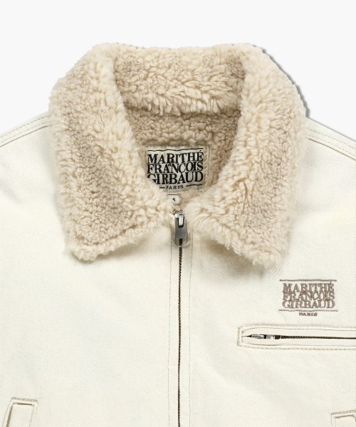 MARITHE + FRANCOIS GIRBAUD(マリテフランソワジルボー)の「W CROP SHEARLING DENIM JACKET(ダウンジャケット/コート・レディース・その他/ライトブルー・SMALL/MEDIUM)」の22枚目の写真