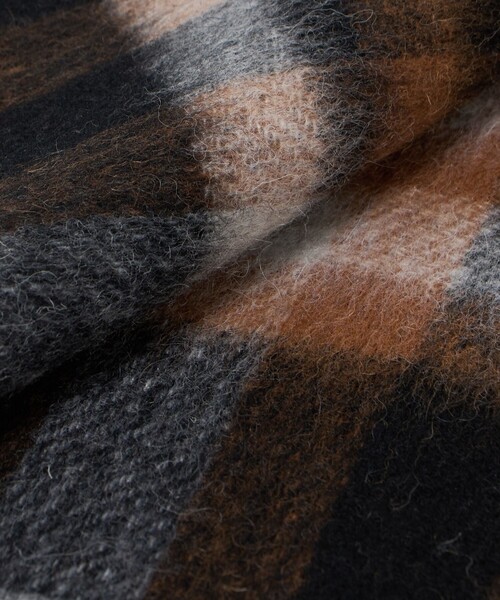 green label relaxing（グリーンレーベルリラクシング）の「GLR リバーシブル マフラー（マフラー・メンズ・グレー系/ブラウン系/ネイビー/ダークグレー/ケリーグリーン/コバルトブルー・FREE）」の22枚目の写真