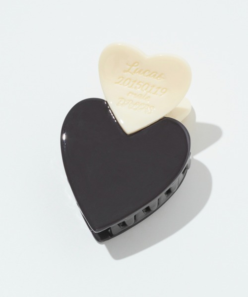 GOLDY（ゴールディ）の「ルーカス ハート ID プレート ミニ バンス クリップ（バレッタ/ヘアクリップ・レディース・グリーン/ブラック/ピンクベージュ/ブラウン・FREE）」の18枚目の写真