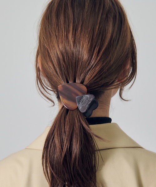 GOLDY（ゴールディ）の「ルーカス ハート ID プレート ミニ バンス クリップ（バレッタ/ヘアクリップ・レディース・グリーン/ブラック/ピンクベージュ/ブラウン・FREE）」の19枚目の写真