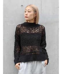 Ungrid | レーシー刺繍ルーズニット(ニット/セーター)
