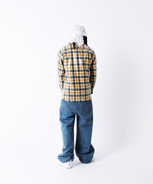 AFB(エーエフビー)の「SPANGLE SHIRTS/スパンコール/チェック柄/シグネチャーアイテム/AFB(シャツ/ブラウス・メンズ・イエロー/グリーン/レッド・M/L)」の10枚目の写真