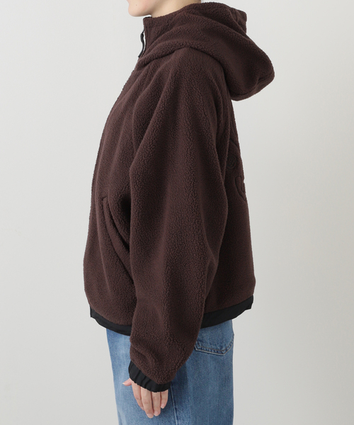 JOINT WORKS(ジョイントワークス)の「CARHARTT WIP / カーハート ダブリューアイピー WHOODED HELIX FLEECE JACKET(ブルゾン・レディース・ラベンダー/ブラウン・X-SMALL)」の8枚目の写真