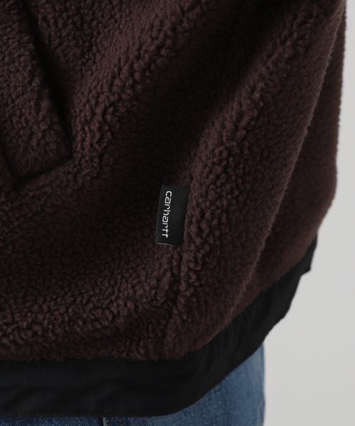 JOINT WORKS(ジョイントワークス)の「CARHARTT WIP / カーハート ダブリューアイピー WHOODED HELIX FLEECE JACKET(ブルゾン・レディース・ラベンダー/ブラウン・X-SMALL)」の12枚目の写真