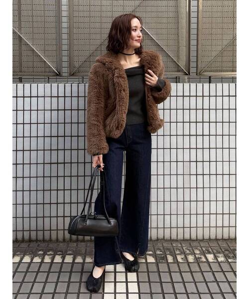 LAGUNAMOON（ラグナムーン）の「ワイドフレアデニムパンツ（デニムパンツ・レディース・インディゴブルー/ライトブルー・MEDIUM/SMALL）」の13枚目の写真