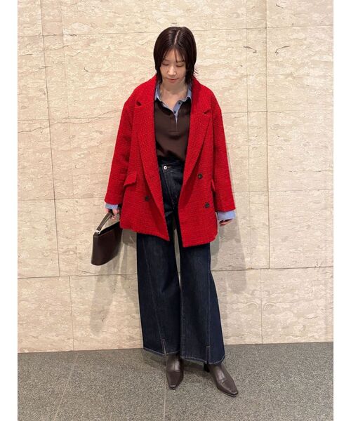 LAGUNAMOON（ラグナムーン）の「ワイドフレアデニムパンツ（デニムパンツ・レディース・インディゴブルー/ライトブルー・MEDIUM/SMALL）」の20枚目の写真