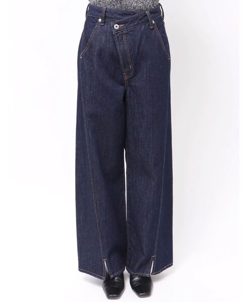 LAGUNAMOON（ラグナムーン）の「ワイドフレアデニムパンツ（デニムパンツ・レディース・インディゴブルー/ライトブルー・MEDIUM/SMALL）」の21枚目の写真