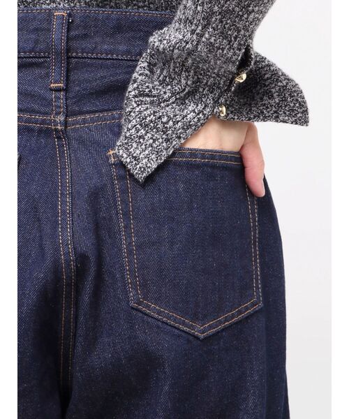 LAGUNAMOON（ラグナムーン）の「ワイドフレアデニムパンツ（デニムパンツ・レディース・インディゴブルー/ライトブルー・MEDIUM/SMALL）」の9枚目の写真
