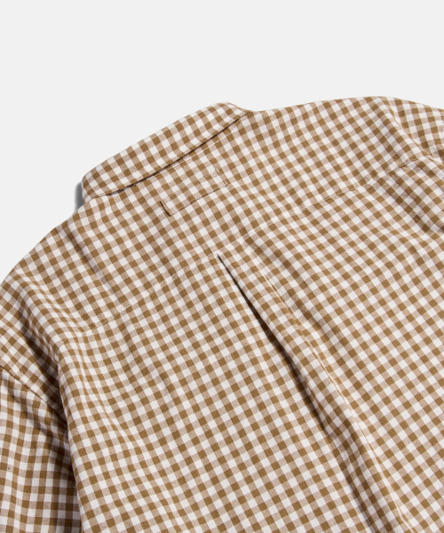 ESPIONAGE（エスピオナジ）の「Double Pocket Gingham Shirt Soft Brown（シャツ/ブラウス・レディース・その他・MEDIUM/LARGE/X-LARGE）」の10枚目の写真