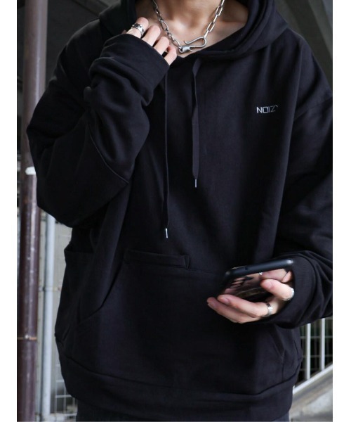 セール】Threads Utility Hoodie / ワンポイント 刺繍 プルオーバー