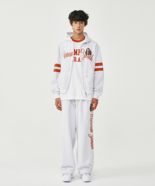 FROM ARLES(フロムアルル)の「イターナルユース フードジップアップ / グレー(パーカー・メンズ・グレー・MEDIUM/LARGE)」の2枚目の写真